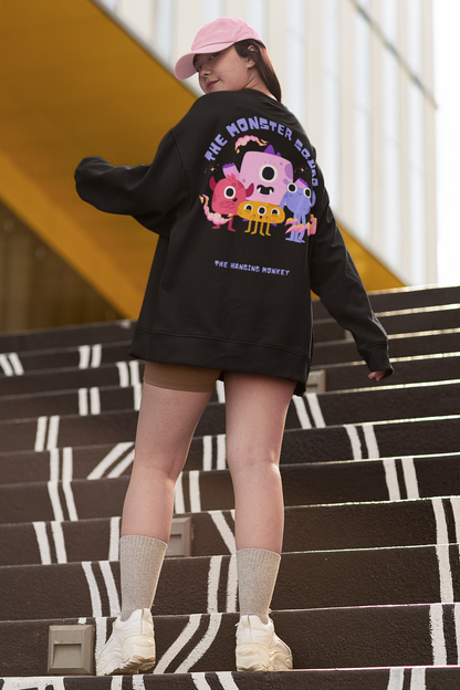 Monster Squad Oversized Graphic Sweatshirt